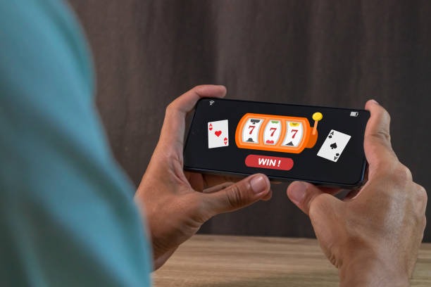 Mobile app interface showing live casino lobby